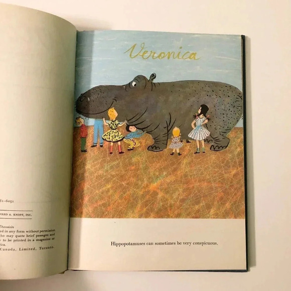 Vtg 60s Double Book Three Little Horses and Veronica Piet Worm Duvoisin - Picture 8 of 16